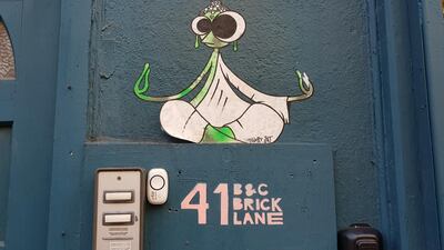 Street art in Shoreditch, east London. Photo by Rosemary Behan