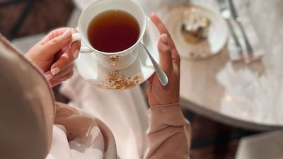 Peacock Alley at Waldorf Astoria Dubai is serving afternoon tea. Photo: Instagram / @peacockalley.difc