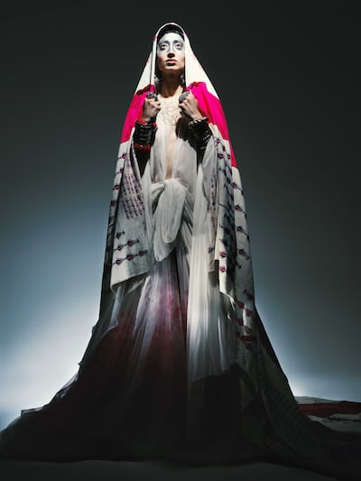 Atypically for a degree show at a university, Ayham Hassan's collection received a lot of attention from the British and international press. Photo: Ayham Hassan