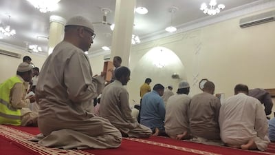 Day 8 — ‘After Prayer we sit and ask Allah for help and perform Doaa. These days during Ramadan it’s recommended for Muslims to increase their times in Doaa in this holy month.’ Ammar Al Attar for The National