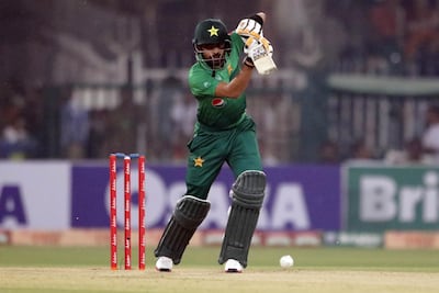 Babar Azam failed with the bat in the T20 series. EPA