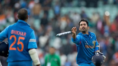 Their win put India through to the semi-finals of the Champions Trophy - the first team to reach the knockout stage of the competition. Matt Dunham / AP Photo
