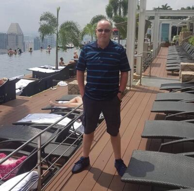 Phil Williams in Singapore during United’s 2019 pre-season.