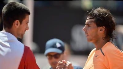 The relationship between Novak Djokovic, left, and Rafael Nadal, right, has allegedly cooled since Djokovic's recent success.