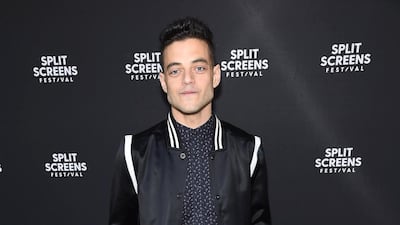 Rami Malek wears Burberry to the 2017 IFC Split Screens Festival on June 3, 2017. WireImage