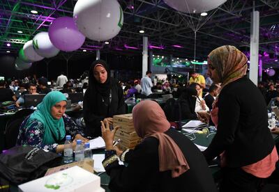 Around 3,000 participants attended the three-day "Hackathon event" in Jeddah, with the aim of exploring high-tech solutions to make Hajj pilgrimage more efficient and safe. AFP