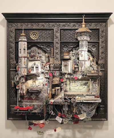 Mohamad Hafez’s ‘Windows of Love’ speaks of Syria’s architectural history. Pawan Singh / The National