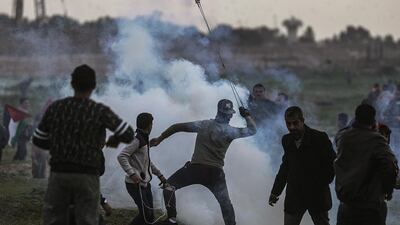 Palestinian protesters are calling for the right of Palestinian refugees across the Middle East to return to homes they fled in the war surrounding the 1948 creation of Israel. EPA