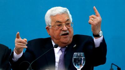 Palestinian President Mahmoud Abbas. AFP