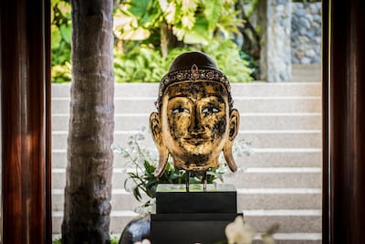 The resort includes design features inspired by Thailand's ancient capital Ayutthaya. Courtesy Amanpuri