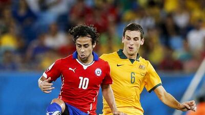 Fujairah say Jorge Valdivia, left, is is scheduled to return to the UAE on August 4. Frank Augstein / AP Photo