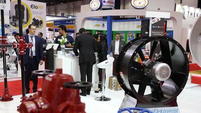 About 3,000 exhibitors will demonstrate construction products at the 2015 edition of the Big 5 International Building & Construction Show. Pawan Singh / The National