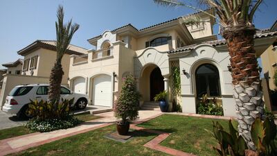 A villa on The Palm. Dubai registered 84,196 property transactions worth Dh300 billion ($82bn) in 2021, which is the highest annual value recorded in the emirate’s history, according to the Dubai Land Department. Paulo Vecina / The National