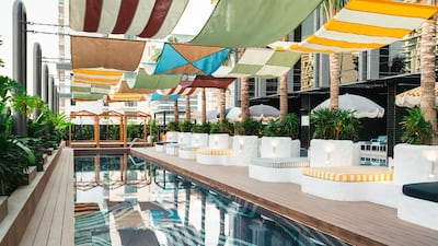 Poolside vibes at Mama Shelter Dubai in Business Bay