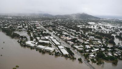 The flooded area of Townsville. Getty Images