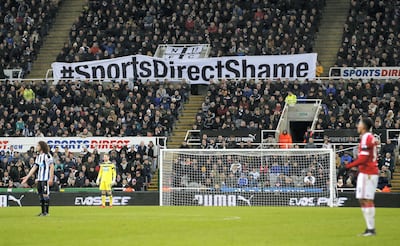 Mike Ashley's tenure at Newcastle United as owner has led to many protests. Reuters