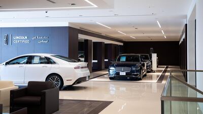 The showroom stretches across four floors and includes a business centre and cafe. Courtesy Ford