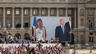US president Donald Trump and First Lady Melania Trump. Kevin Lamarque / Reuters