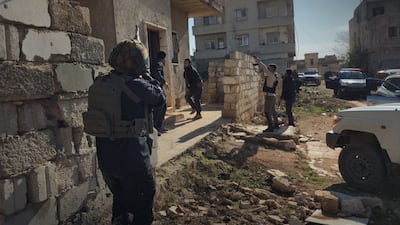 Syrian security troops carry out raids against ISIS in Idlib and Aleppo. Photo: Sana