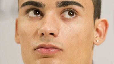 New Manor driver Pascal Wehrlein shown in 2014 during a press conference. Daniel Naupold / EPA