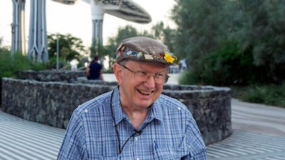 Ronald Skiles plans to visit every pavilion at Expo 2020 Dubai. He is staying in Dubai until late December. Photo: Expo 2020 Dubai