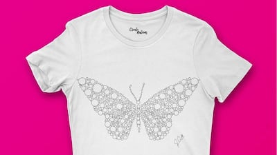 Zahid Gill drew a simple butterfly for Create Nation. Courtesy Create Nation