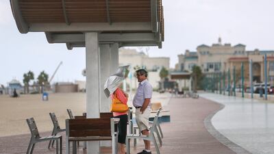 UAE residents may well need to shelter from the rain come afternoon.