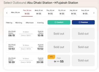 Tickets for the first day of train journeys are on track to sell out. Photo: The National