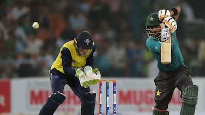 Babar Azam starred with the bat for Pakistan as the hosts marked the return of international cricket to the country with victory. Aamir Quershi / AFP