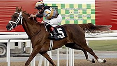 Wayne Rooney, under the World Cup winning jockey Fernando Jara, won the Al Ain race at the Abu Dhabi meeting yesterday.