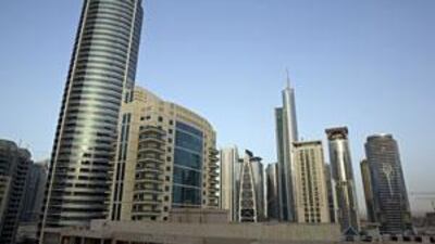 Office and apartment towers in Dubai Marina.