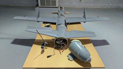 Iran has long been accused of passing Qasef-1 drones such as the one pictured above to Houthi rebels. Photo Courtesy: Conflict Armament Research
