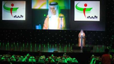 Sheikh Saud bin Saqr, the Crown Prince and Deputy Ruler of RAK, speaks about the need for statistical accuracy as he opens The Impact of Information and Integrated Statistical Systems on Socio-Economical Development conference.