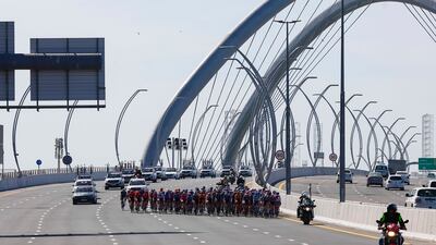 UAE Tour Women first stage action.