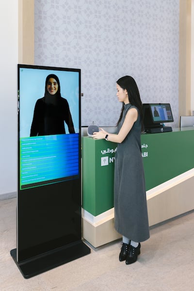 The ChatSign project, which converts speech into sign language, is an important milestone for NYU Abu Dhabi, said interim vice chancellor Fabio Piano. Photo: NYU Abu Dhabi