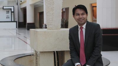 Michael Almazar, director of the commercial department at Gulf Law, says he has seen many varied cases in his company’s free legal advice sessions, run in conjunction with the Philippine embassy. Jeffrey E Biteng / The National