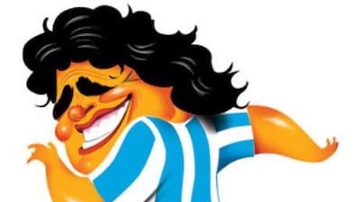 Diego Maradona believes he is at least the equal of his South American forerunner Pele and has argued vehemently that he is one step ahead of the great man.