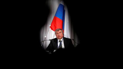Igor Sechin, Rosneft’s chief executive and adviser to president Vladimir Putin, has said oil prices can’t be managed. Toru Hanai / Reuters