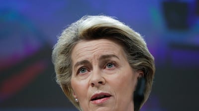 European Commission President Ursula von der Leyen. EPA