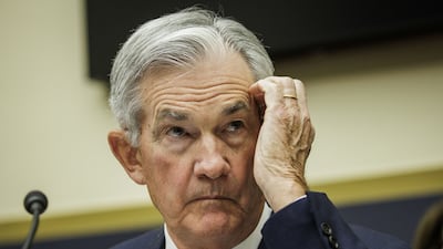 US Federal Reserve Chairman Jerome Powell. The Fed meets next week but investor and market expectations of what it will do next are mixed. Bloomberg
