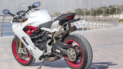 The Ducati SuperSport S in Dubai. Antonie Robertson / The National