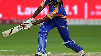 Chris Gayle turned match-winner for Karachi Kings against Islamabad United and the West Indian is hoping to produce again in the Pakistan Super League playoff on Wednesday night. Satish Kumar / The National