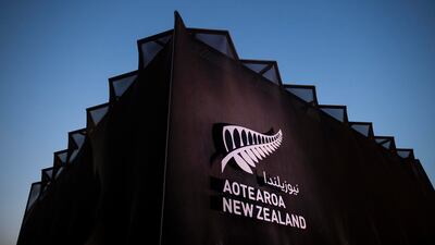 Dawn Ceremony at the New Zealand Pavilion, Expo 2020 Dubai. Mahmoud Khaled/Expo 2020 Dubai