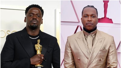 Daniel Kaluuya and Leslie Odom Jr were both nominated in the Best Supporting Actor category at this year's Academy Awards. Kaluuya won. AFP