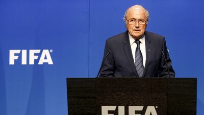 Fifa president Sepp Blatter anounces the host of the 2019 Women's Fifa World Cup. Ruben Sprich / Reuters
