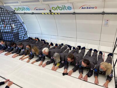 The microgravity flight experience is a new kind of thrill. Photo: Orbite