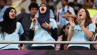 A Mexican wave around the sold-out arena broke out midway through the first 45 minutes. Christopher Pike / The National