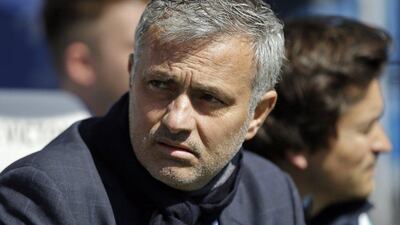 Jose Mourinho's Chelsea lead Arsenal by seven points at the top of the Premier League. Matt Dunham / AP