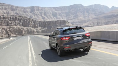 The Levante S has a top speed of 264kph and can manage a 5.2-second 0-to-100kph split. Maserati