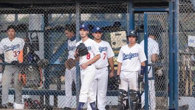 Ollie Duthie, above, Jack Chapleski and Mattia Sparacino will be moving to North America in the next academic year on baseball scholarships. Antonie Robertson